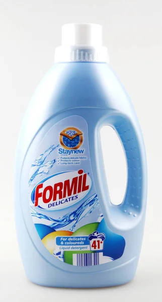 Pomorie Bulgaria June 2019 Formil Liquid Laundry Powder — Stock Photo, Image