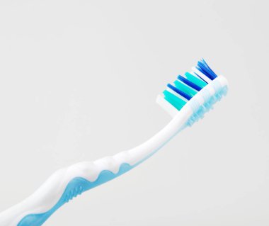 Beyaz Arka Plana Karşı Plastik Diş Fırçası