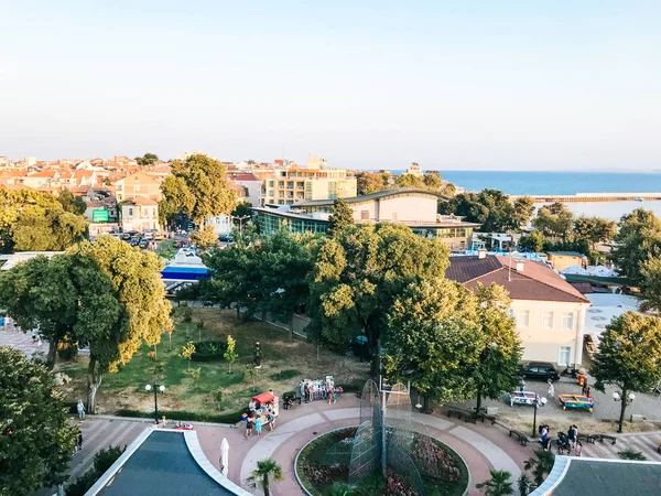 Pomorie Bulgaria Septiembre 2019 Pomorie Complejo Turístico Sudeste Bulgaria Ubicado — Foto de Stock