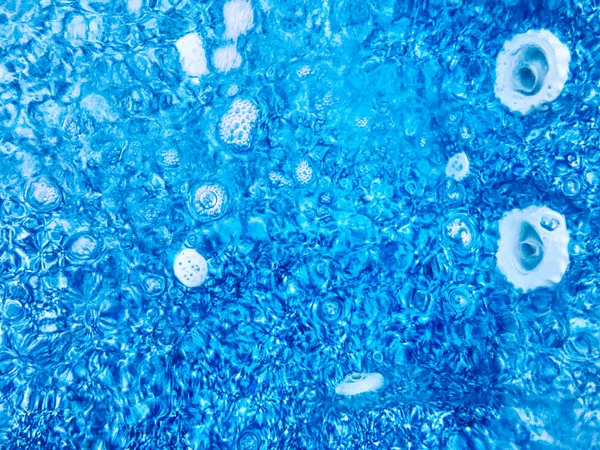 Close-Up Of Whirlpool Bubble In Hot Tub