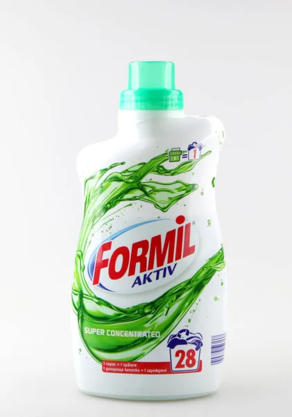Pomorie Bulgaristan Eylül 2019 Formil Sıvı Çamaşır Deterjanı — Stok fotoğraf