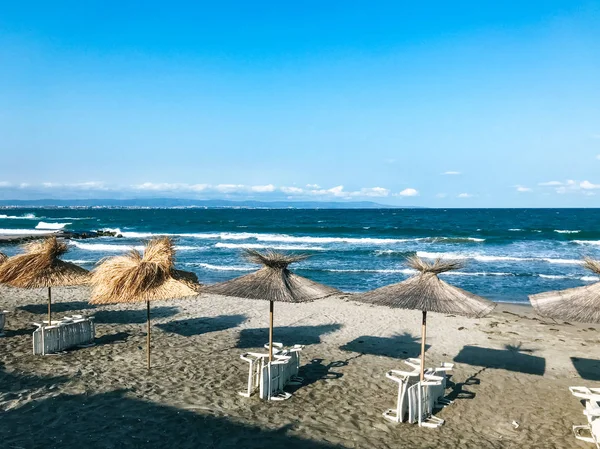 Prachtig Uitzicht Zee Pomorie Bulgarije — Stockfoto