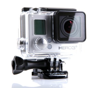 Aytos, Bulgaristan - 15 Mart 2014: Gopro Hero3 Black Edition isol