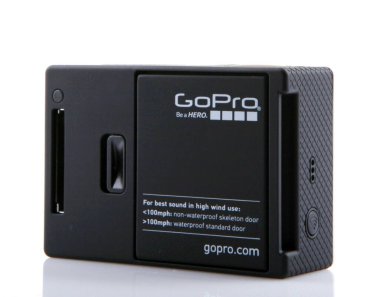Aytos, Bulgaristan - 15 Mart 2014: Gopro Hero3 Black Edition isol
