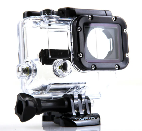 Aytos, Bulgaristan - 15 Mart 2014: Gopro Hero3 Black Edition isol — Stok fotoğraf