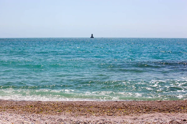 Prachtig Uitzicht Zee Stad Pomorie — Stockfoto