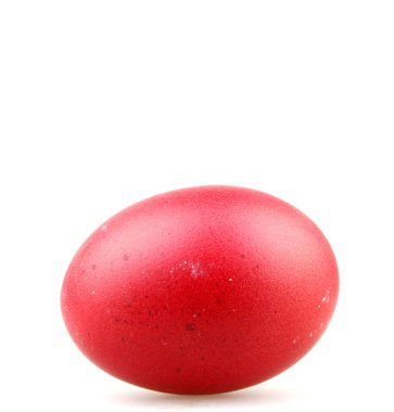 Beyaz Arkaplanda Çok Renkli Paskalya Yumurtaları