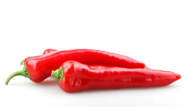 Close Red Chili Pepper White Background — Stock Photo, Image