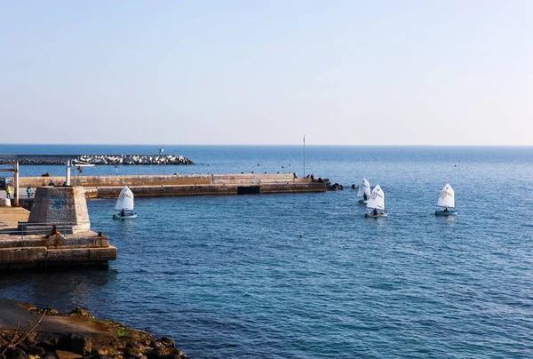 Pomorie Bulgarije Januari 2020 Pomorie Een Stad Kustplaats Zuidoost Bulgarije — Stockfoto