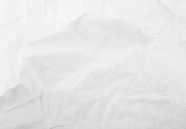 Tekstura Pogniecionego Białego Papieru — Zdjęcie stockowe