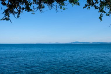 Sahil ve Deniz Parlak Günışığında