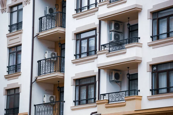 Pomorie Bulgarie Février 2020 Appartements Logements Neufs — Photo