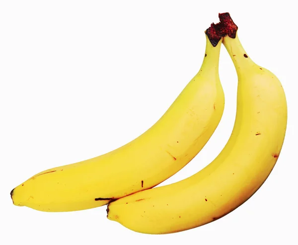 Banana Isolata Sfondo Bianco — Foto Stock