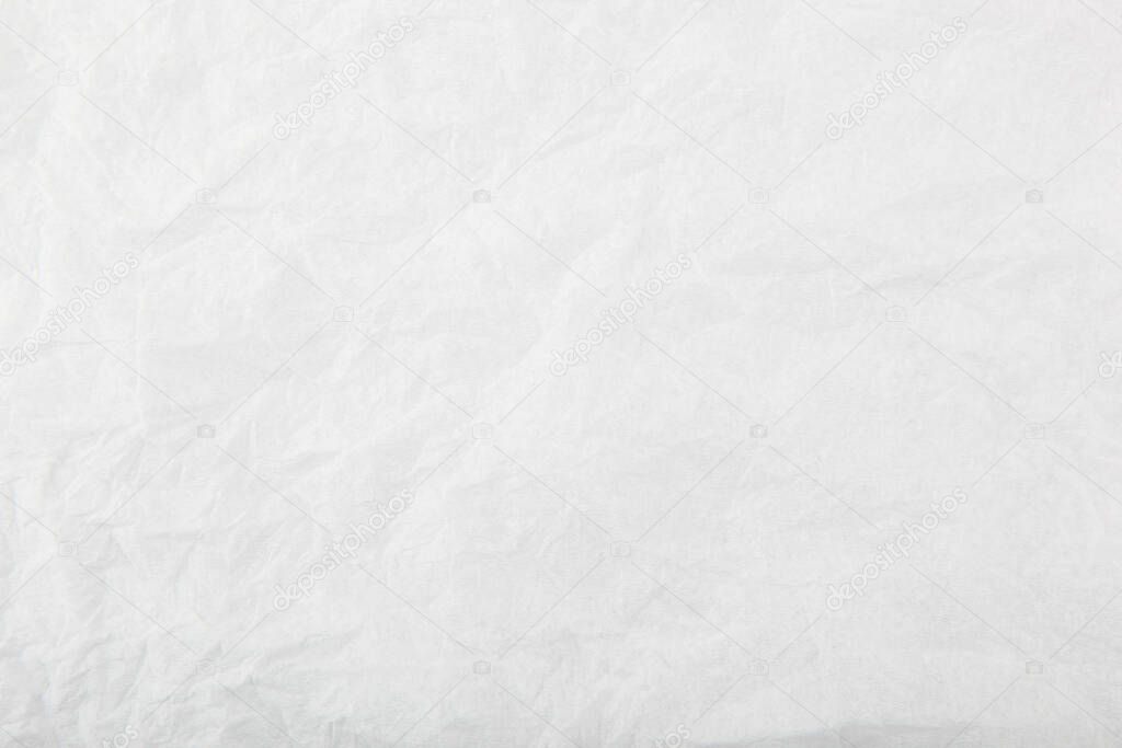 Texture Of Crumpled White Paper