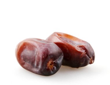 Beyaz arkaplanda tarih meyvesi