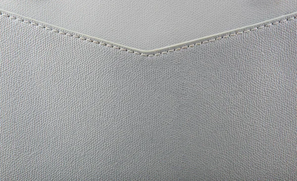 Close Gray Leather Texture — Stock Photo, Image