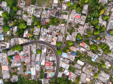 Trou d'Eau Douce, Mauritius havadan insansız hava aracı fotoğrafı, Şubat 2019
