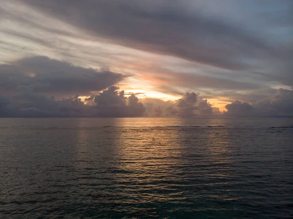 Mauritius Laut Lndia Sunset Foto Yang Indah — Stok Foto