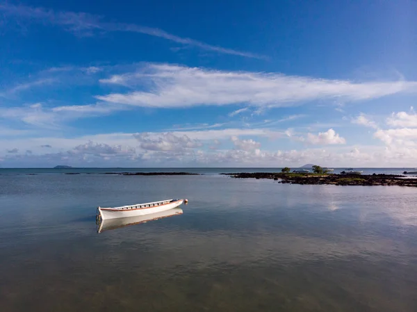 Barcos Maurício Oceano Índico Fevereiro 2019 — Fotografia de Stock