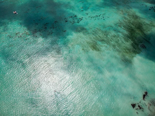 Foto Aerea Mauritius Isola Con Bellissime Spiagge 2019 — Foto Stock