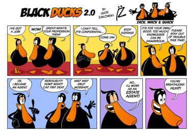 Siyah ördek 2 COMIC ÖYKÜSÜ Bölüm 2 çizgi film gösterimi
