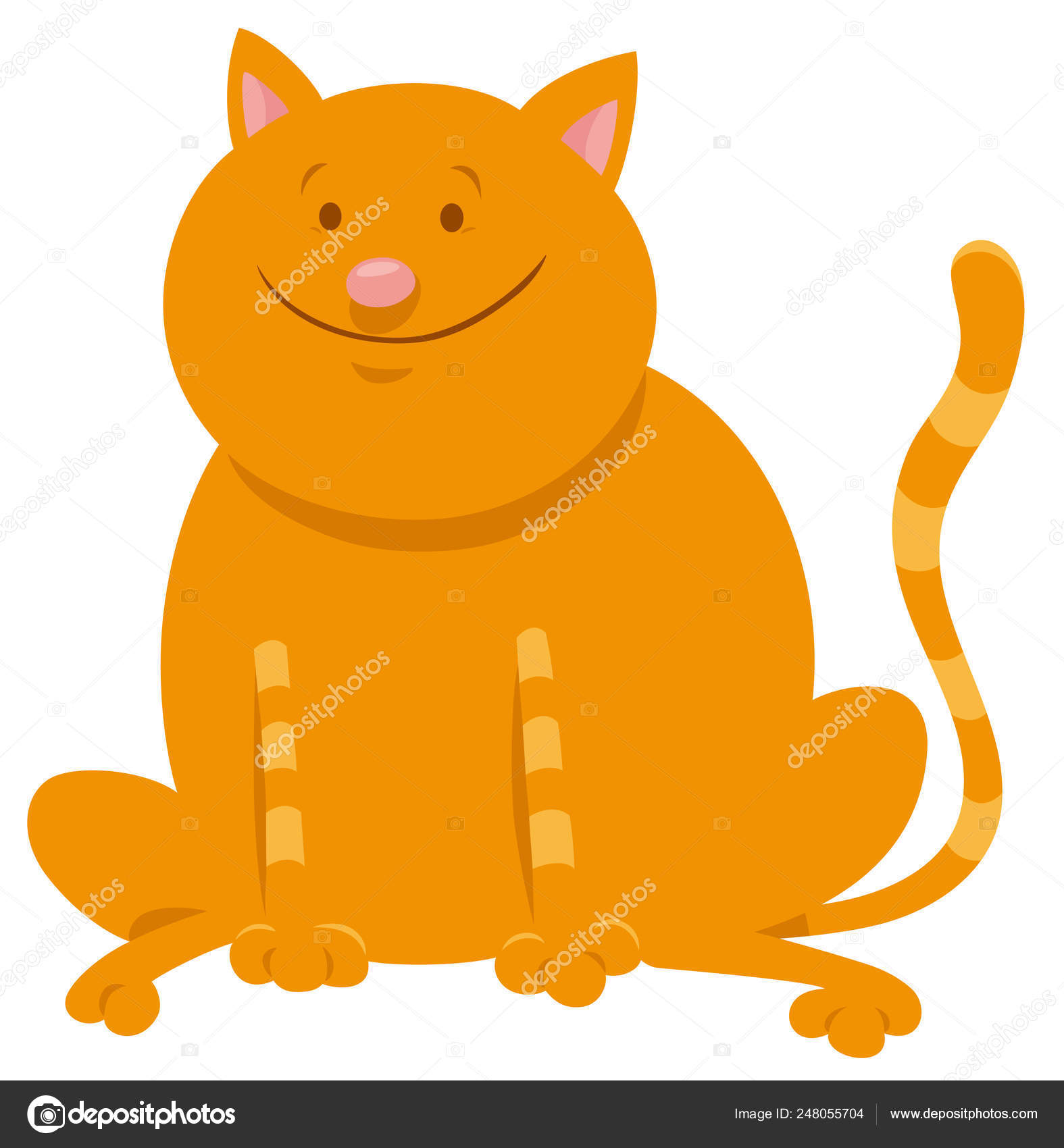Mignon Chat Jaune Dessin Anime Personnage Animal Image Vectorielle Par Izakowski C Illustration Mignon Chat Jaune Dessin Anime Personnage Animal Image Vectorielle Par Izakowski C Illustration