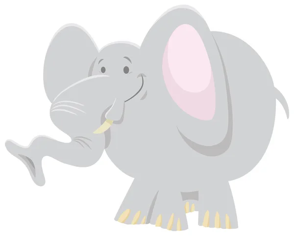 Elefante de dibujos animados personaje animal — Archivo Imágenes Vectoriales