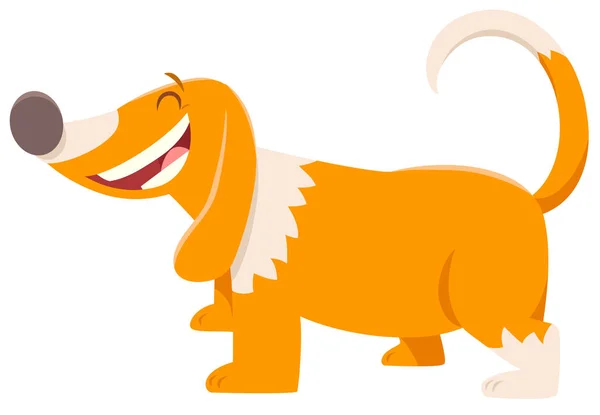 Foltos kutya vagy kiskutya rajzfilmfigura — Stock Vector