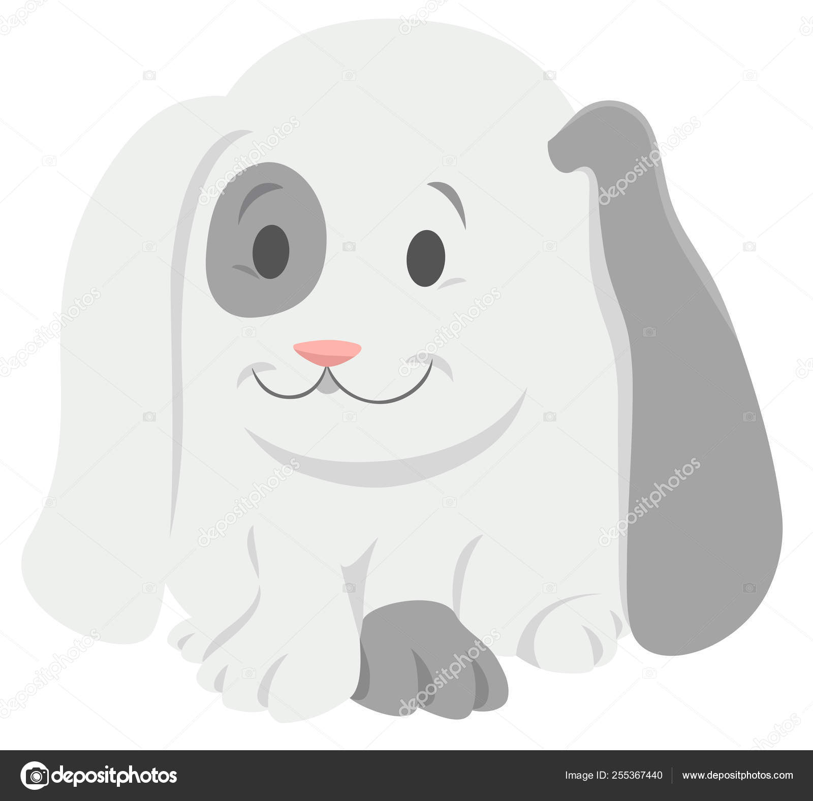 赤ちゃんウサギの漫画の動物キャラクター ストックベクター 赤ちゃんウサギの漫画の動物キャラクター ストックベクター