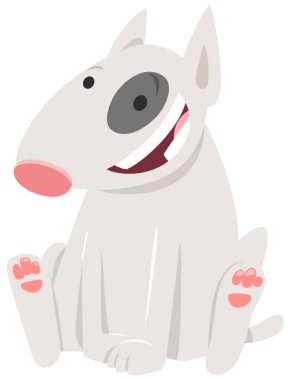 boğa terrier köpek çizgi film karakteri