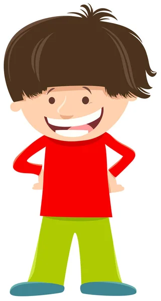 Zeichentrickfigur für Kinder im Grundalter — Stockvektor