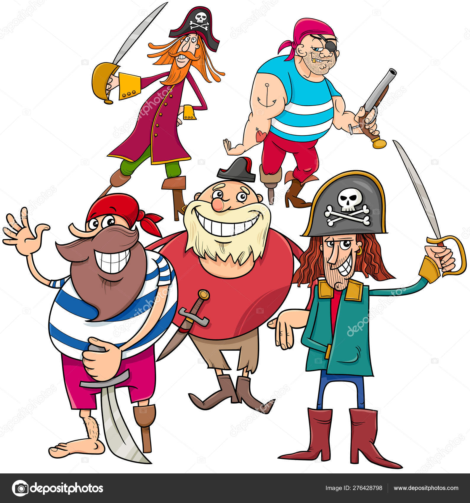 Pirata de pássaro bonito segurando a espada dos desenhos animados  ilustração do ícone do vetor. animal holiday icon isolado plano