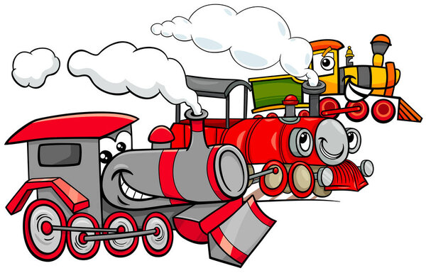 группа персонажей парового двигателя