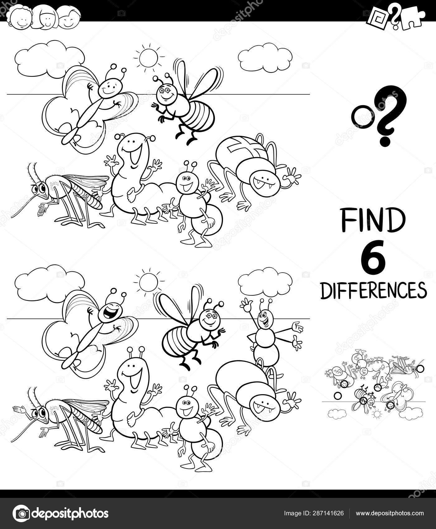 Livro De Colorir De Personagem De Mosquito Vetores De Stock