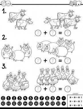 ek eğitim görev renkli kitap sayfası