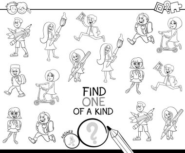 Çocuk karakterleri renk kitabının oynadığı türden bir oyun.