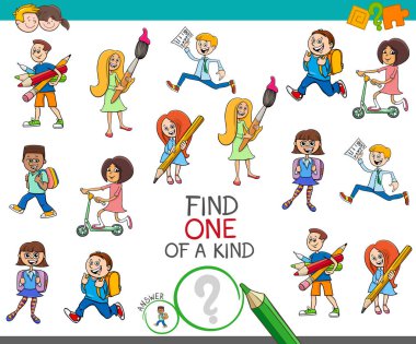 Çizgi filmlerdeki çocuk karakterlerin oynadığı türden bir oyun.