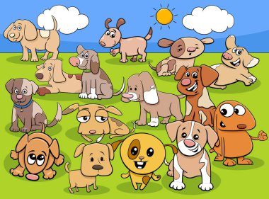 Şirin Köpek Yavruları Çizgi Filmi ya da Hayvan Karakterleri Grubu