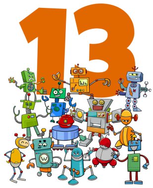 Komik Robotlar Fantezi Karakterleri Grubu 'nun 13 Numaralı Çizgi Filmi