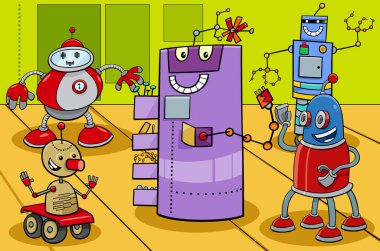 Çizgi film Çizgi Robotları Fantezi Karakterleri Grubu