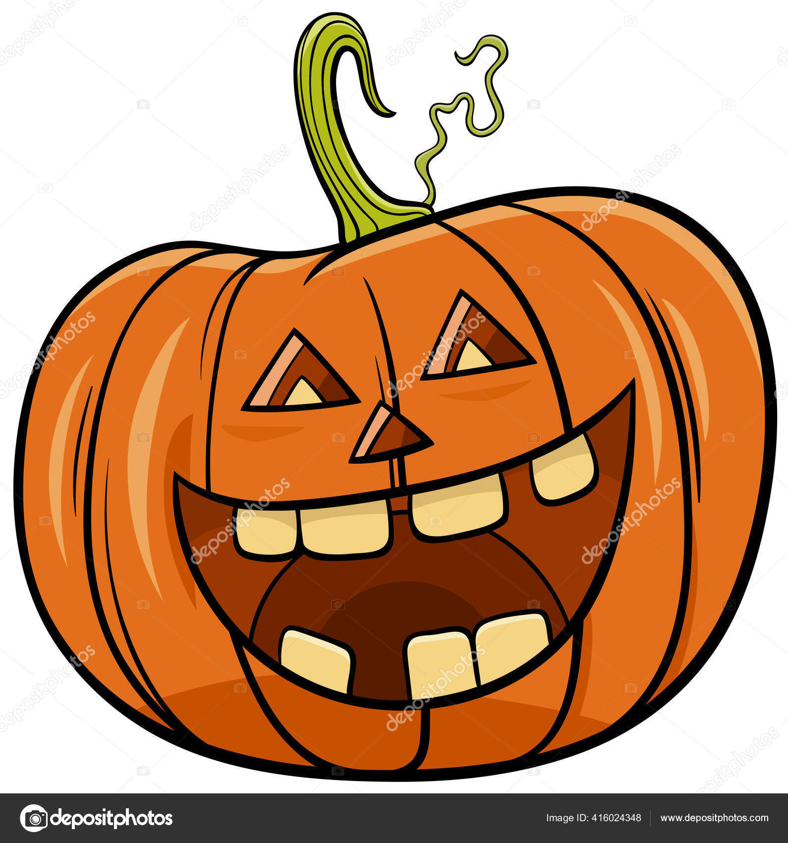 Desenho de Assustador Halloween Jakc-o-Lantern para colorir