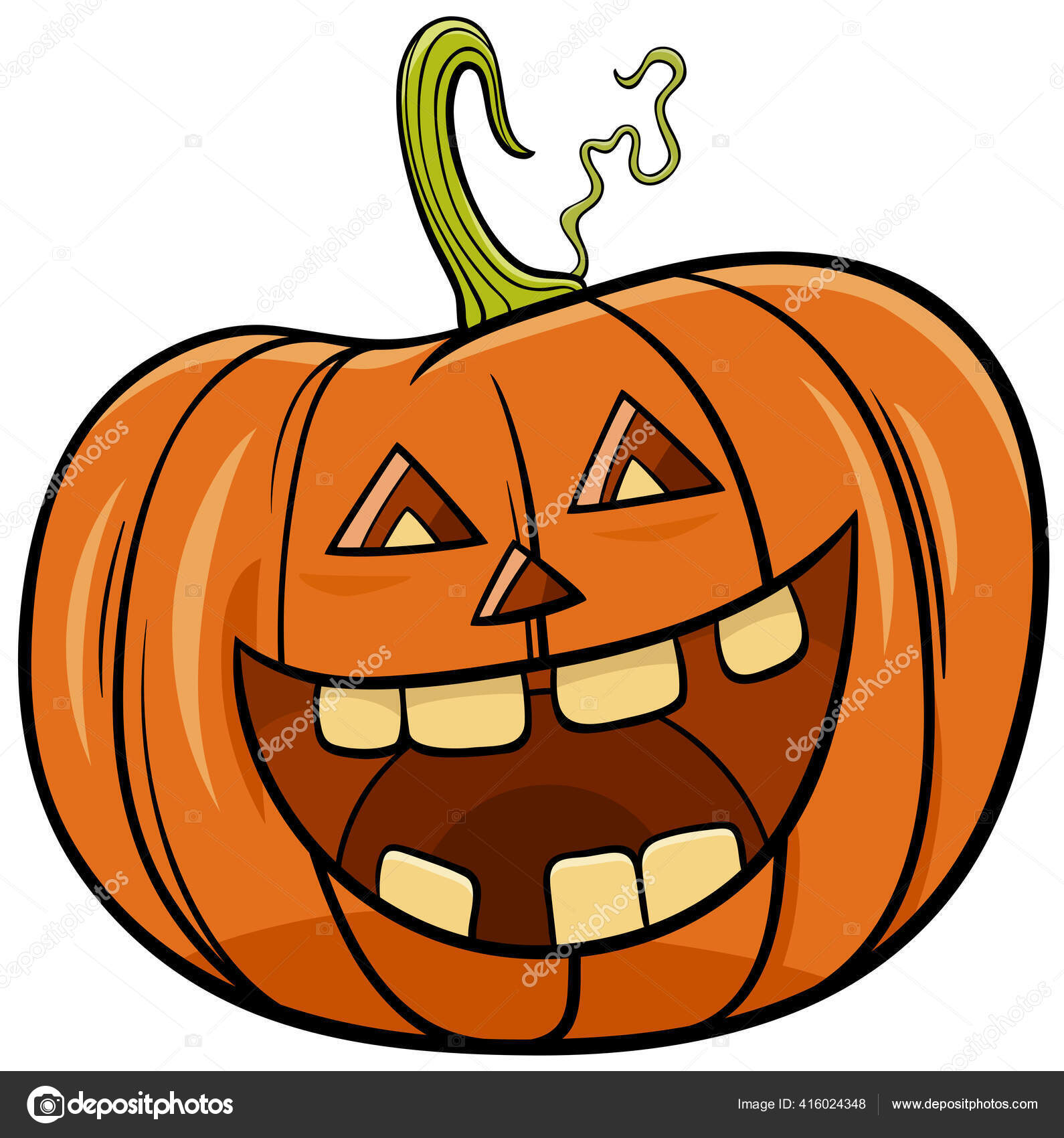 Desenho de Halloween Jack-o'-Lantern para colorir