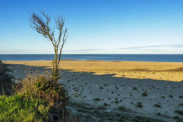 Playa y dunas de arena en Lowestoft Suffolk — Foto de Stock