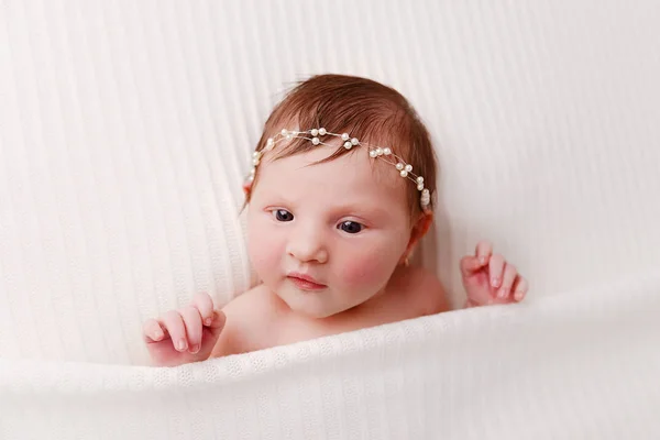 Bebê Recém Nascido Dias Sessão Estúdio — Fotografia de Stock