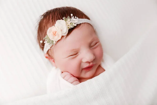 Bebé Recién Nacido Días Edad Sesión Estudio —  Fotos de Stock