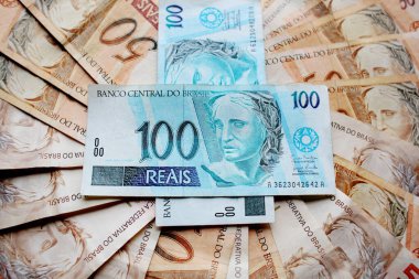 100 real banknot arkaplanı