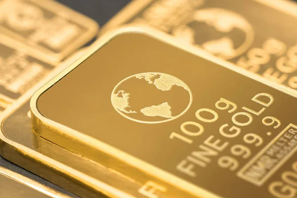 Stack Gold Bars Financial Concepts — Φωτογραφία Αρχείου