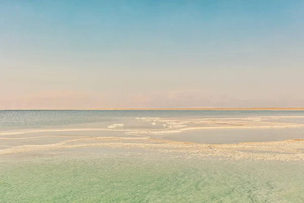 Mar Morto Sale Sul Fondo Del Mar Morto — Foto Stock