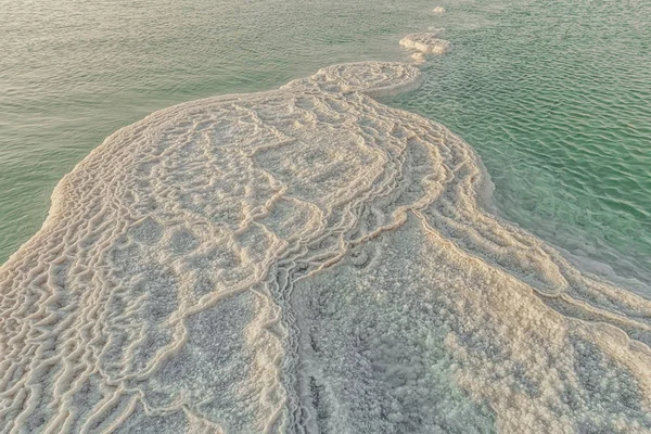 Mar Morto Sale Sul Fondo Del Mar Morto — Foto Stock