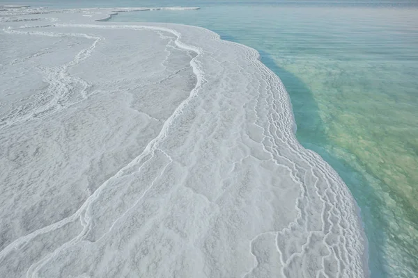 Sale Sulla Costa Del Mar Morto — Foto Stock